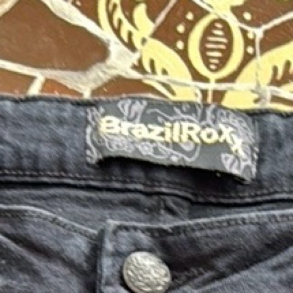 BRAZIL ROXX STRETCH RHINESTONE EMBELLISHED JEAN SZ: 14 - Picture 6 of 7